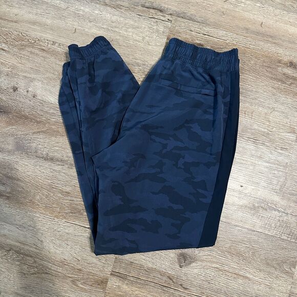 Athleta Pants - Athleta Brooklyn Textured Joggers Camo Blue Size 6